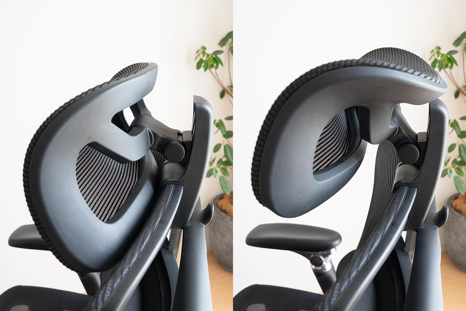 COFO Chair Premium 2の主な調整機能　ヘッドレスト