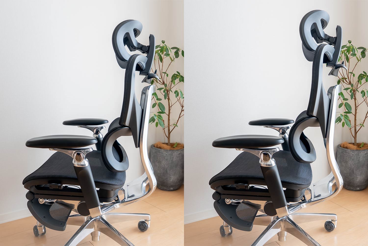 COFO Chair Premium 2の主な調整機能　背面