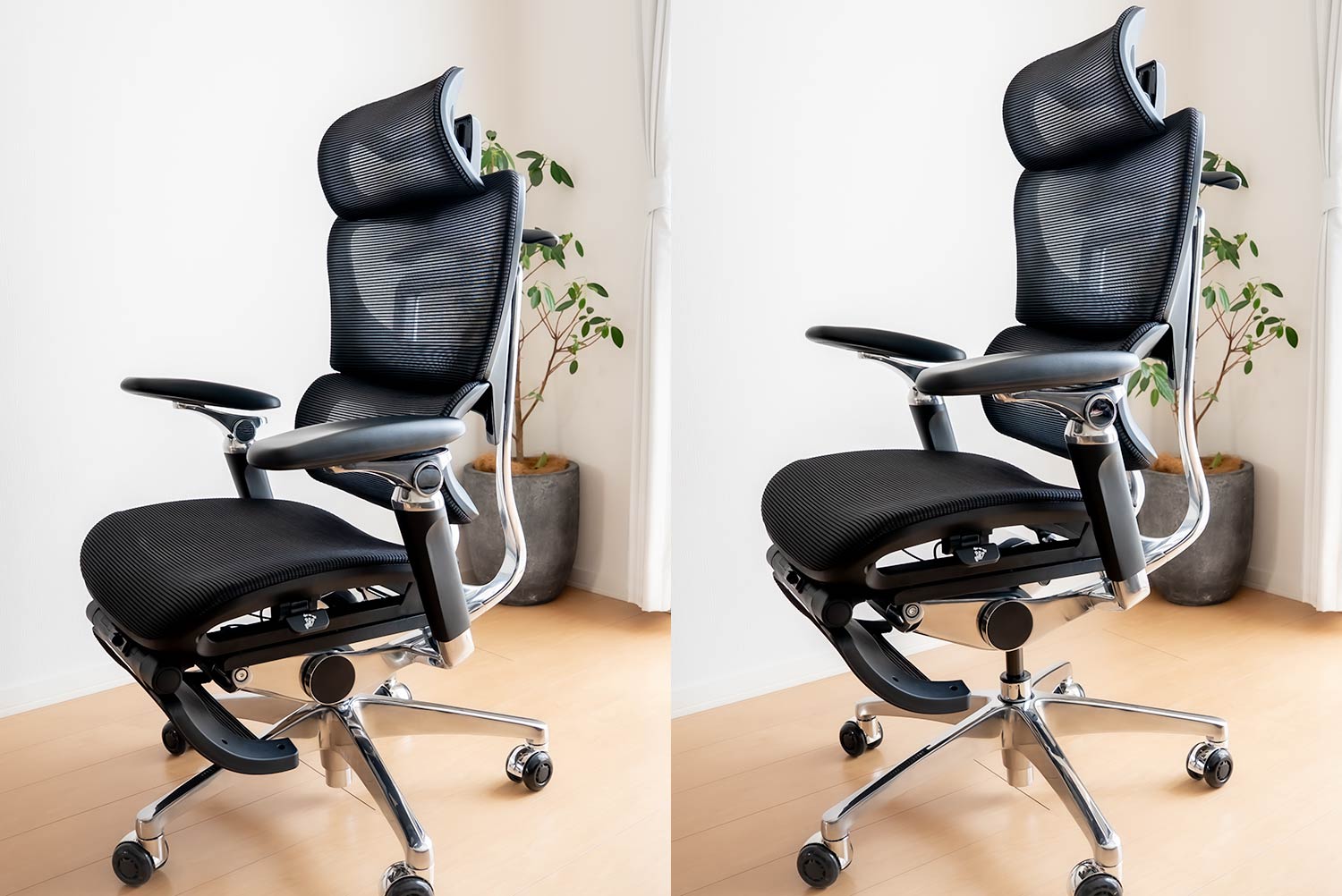 COFO Chair Premium 2の主な調整機能　座面高さ