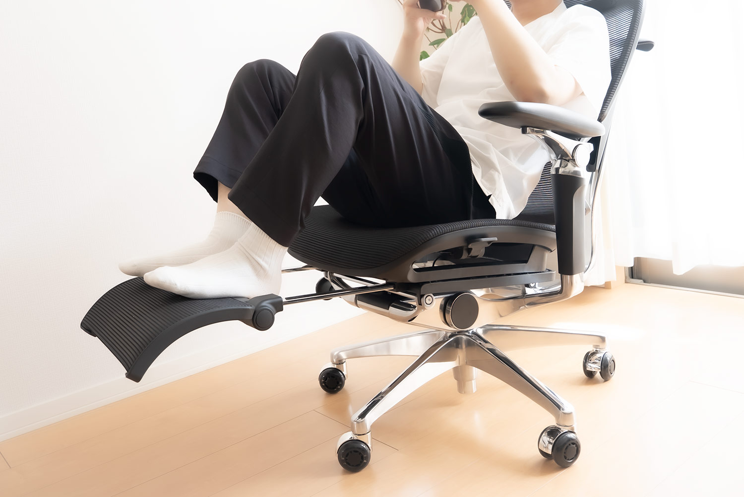 COFO Chair Premium 2の主な調整機能　オットマン
