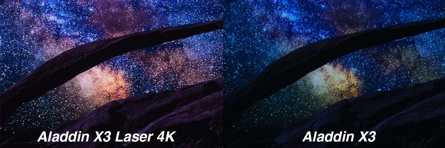 Aladdin X3 Laser 4K_Comparison